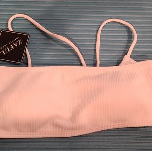 White Tube Bikini Top